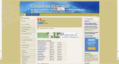 Desktop Screenshot of canadianwarrants.com